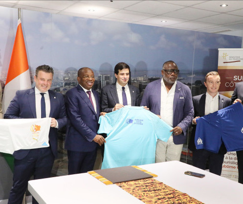 Tourisme : Une delegation de l’Olympique de Marseille a Abidjan pour consolider ses actions de promotion de la destination Cote d’Ivoire