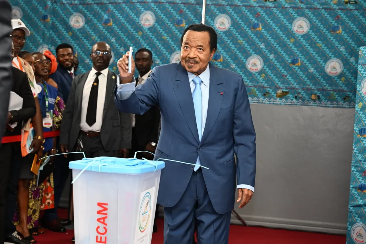 Paul Biya conserve la présidence du Cameroun avec 53,66 % des voix