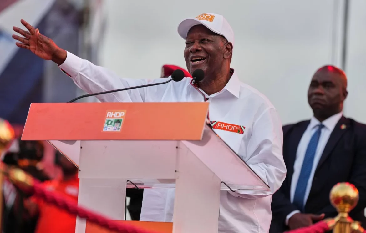 Alassane Ouattara reconduit à la tête de la Côte d’Ivoire pour un nouveau mandat de cinq ans