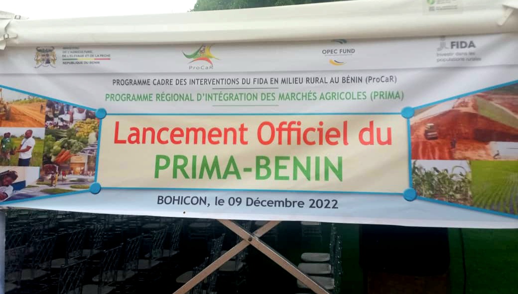Bénin : Lancement du Programme Régional d’Intégration des Marchés Agricoles (PRIMA) : Le Bénin et le Togo veulent stimuler le commerce agricole régional