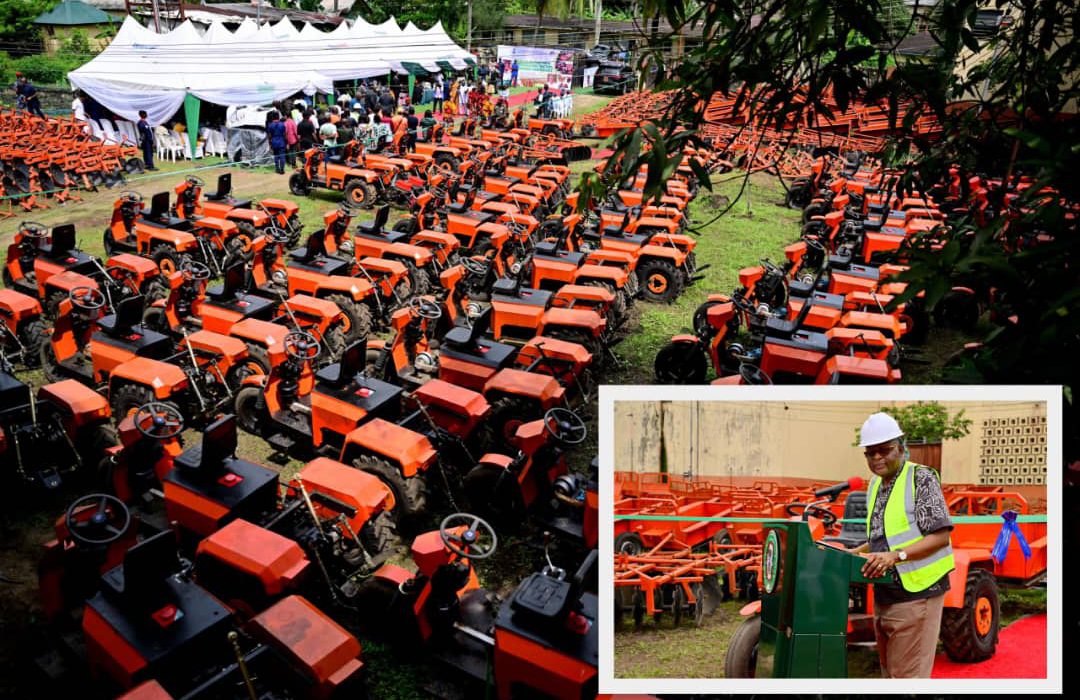 Nigéria : le gouverneur Otu inaugure un programme de distribution de 108 mini-tracteurs pour renforcer la sécurité alimentaire ￼