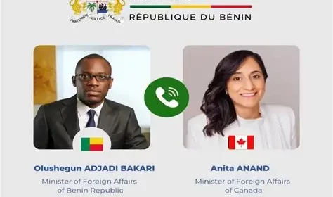 Déclaration commune entre le Bénin et le Canada : une nouvelle étape d’un partenariat stratégique