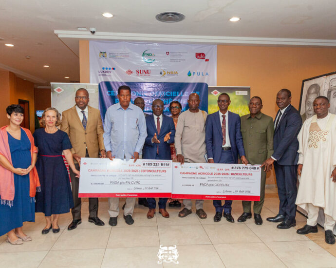 Assurance agricole : 561,8 millions de Franc de la Communauté Financière Africaine (FCFA) pour protéger les producteurs face aux aléas climatiques